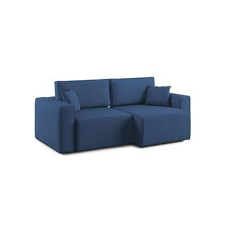 Divani.Store Morfeo Sof&aacute; Con Asiento Extra&iacute;ble En Tela Impermeable 180 Cm Azul