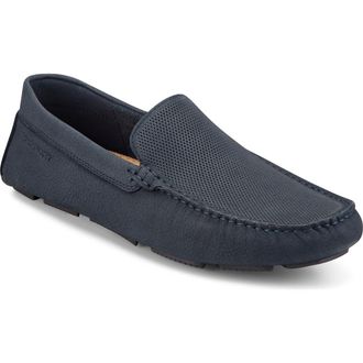Rockport Rodger Driving Loafer in Dark Blue at Nordstrom, Size 10.5
