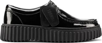 Clarks Premium Leren Veterschoenen - Dames - Veterschoenen - Zwart - 39 1/2 EU - Leer - Schoenen