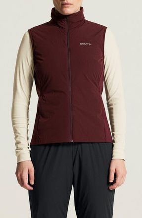 Craft ADV Essence Warm Performance Vest in Dark Fig at Nordstrom, Size X-Small