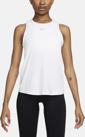 Nike One Dri-FIT Tank in 100 White/black at Nordstrom, Size Xx-Large