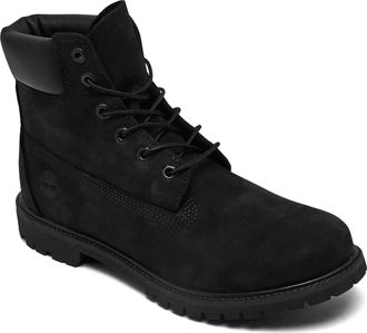 Timberland Premium TB18658A001 Boot Womens Black Nubuck Waterproof DWA3581