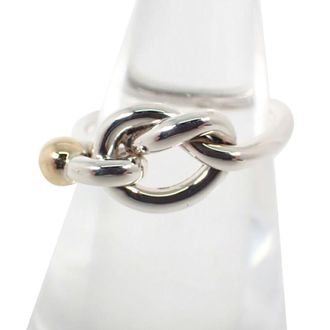 Tiffany & Co. Yellow Gold (18K) Sterling Silver 925 Band Ring (Pre-Owned)