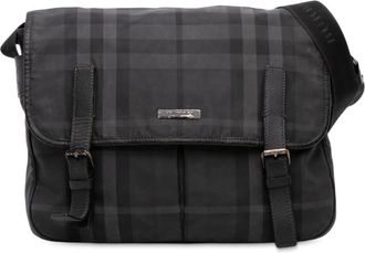 Burberry Pre-owned Burberry Smoke Check Nylon Elgin Messenger Bag Ladies ITTREGRO44SCA