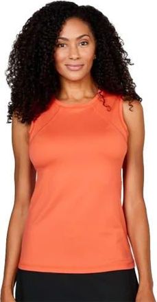 Sofibella UV Colors Womens Sleeveless Tennis Shirt in Nectarine at Nordstrom, Size X-Small