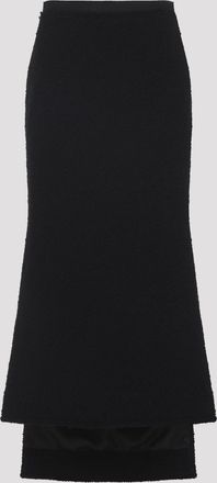 Lanvin asymmetrische rok met rechte pasvorm