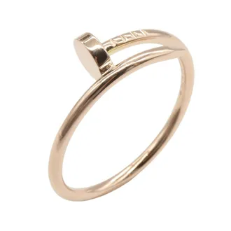 Cartier Gold Pink Gold (18K) Band Ring (Pre-Owned)