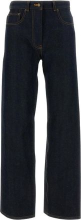 Thom Browne Selvedge Denim Jeans - Dames - Regular Fit Jeans - Blauw - L - Denim - Jeans