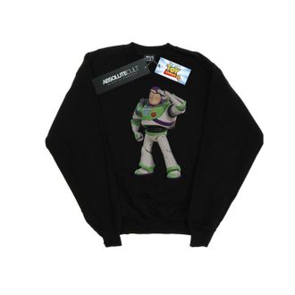 Disney Heren Toy Story Buzz Lightyear staand sweatshirt (Zwart)