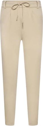 Only Only, Broeken, Dames, Beige, XS L30, Nylon, Beige Kant Herfst/Winter Broek