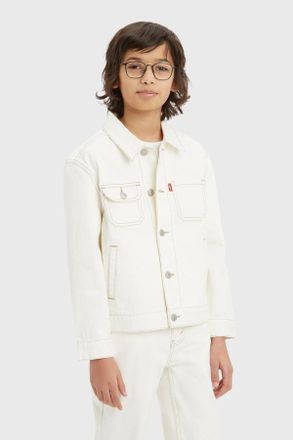 Levi's Trucker Sunrise taglio comodo per teenager - Uomo - 10A - Bianco / Natural
