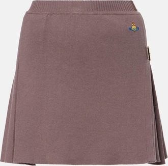 Vivienne Westwood Minigonna Bea Kilt in cotone e cashmere