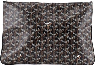 Goyard Senat Zip Pouch Coated Canvas MM