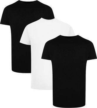 Palm Angels Tri-Pack Vlag Logo Zwart en Witte T-Shirts