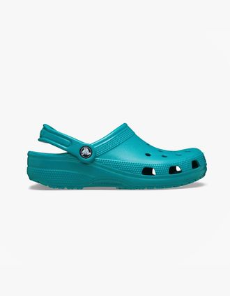 Crocs Womens Crocs CLASSIC Unisex Adults Clogs Turbo Teal - Green - Size: UK m9w10