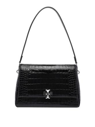 Tory Burch Charlie Croco Shoulder Bag