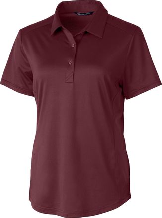 Cutter & Buck Prospect Textured Stretch Womens Short Sleeve Polo Shirt