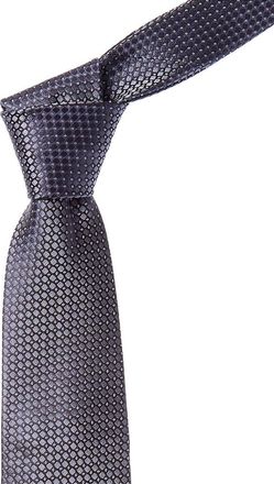 Canali Navy Silk Tie
