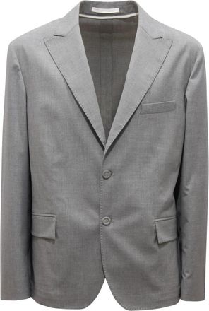 Paolo Pecora Giacca Sfoderata Jacket - Heren - Blazers - Grijs - XL - Jassen