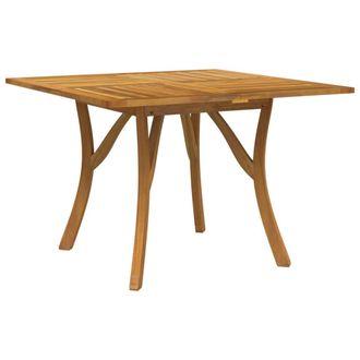 vidaXL Mesa De Jard&iacute;n Madera Maciza De Acacia 110x110x75 Cm Vidaxl