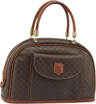 Celine Pre-owned Vintage Hand Bag - Dames - Vintage Handtas - Bruin - ONE Size - Leer - Vintage