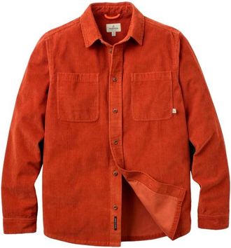 Passenger Backcountry Cord Shirt Hemd f&uuml;r Herren | rot