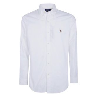 Polo Ralph Lauren Overhemden, Heren, Wit, M, Formal Shirts