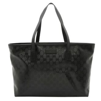 Gucci Pre-owned Tote Bags, female, Black, Size: ONE SIZE Pre-owned Tote Bag