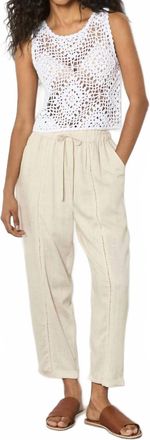 Apricot Womens Shoreline Stitch Pants In Beige