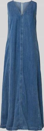 Sams&oslash;e & Sams&oslash;e Jeanskleid mit V-Ausschnitt Modell SASKYLAR in Blau, Gr&ouml;&szlig;e XL