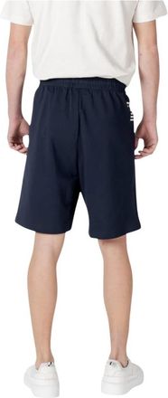 Emporio Armani Katoenen shorts met voorzakken - Heren - Korte Broeken - Blauw - XS - Katoen - Korte Broeken