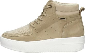 Maruti Vancy Veterlaarsjes - Dames - Veterlaarzen - Beige - 38 EU - Schoenen