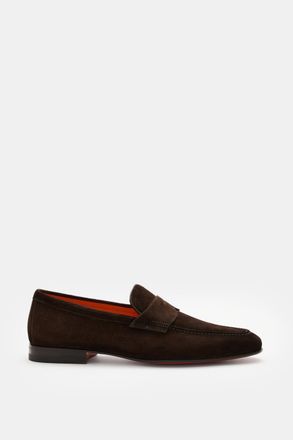 Santoni Men - Penny loafers Carlos dark brown