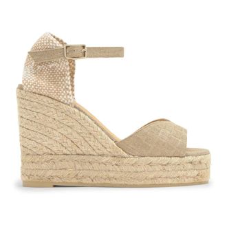 Castaner Wedges, female, Yellow, Size: 10 US Blaudi Sandal