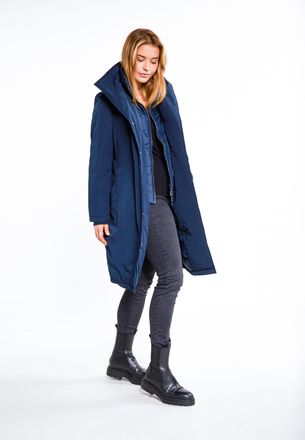 Dreimaster Dreimaster Winterjas stormwolk Dames donker marine