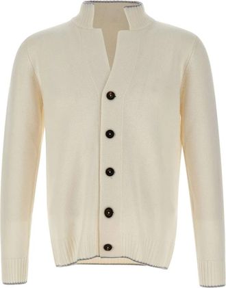 Eleventy Hombre, Jerseys, Blanco, Talla: L