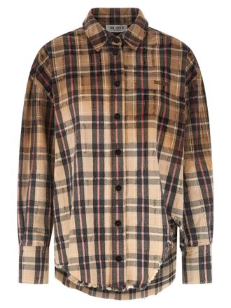 The Attico Check Shirt Shirt And Blouse Multicolor