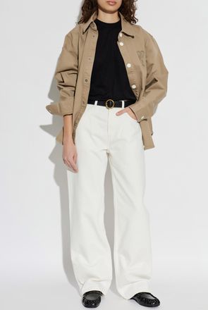 Ami T-shirt With Embroidered Logo, Womens, Black