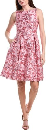 Adrianna Papell Floral Jacquard Mini Dress