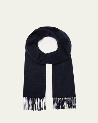 Begg x Co Mens Cashmere Arran Reversible Scarf