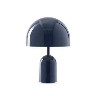 TOM DIXON Bell LED Tischleuchte mit Akku, indigo