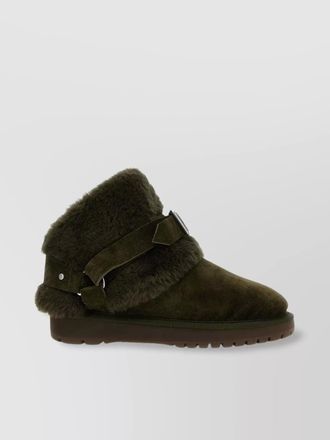 Burberry leather chubby ankle boots