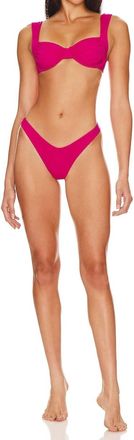 L*Space Cabana Bikini Bottom In Bougainvillea