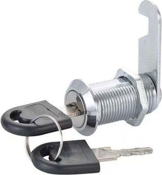 OEM 4 Cilindros De Cerradura De Leva De 25 Mm Para Buzones, Cajones Y Armarios, De Aleaci&oacute;n De Zinc Plateada