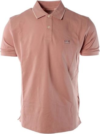 C.P. Company Roze Polo Shirt Stretch Piquet - Heren - Polos - Roze - S - Katoen - Tops