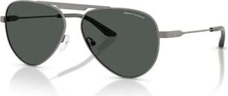 A|X Armani Exchange unisex, Accessoires, Grijs, Maat: 58 MM