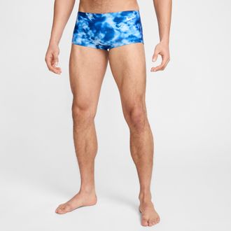 Nike Mens Swim HydraStrong Square-Leg Briefs in Blue | NESSF023-400