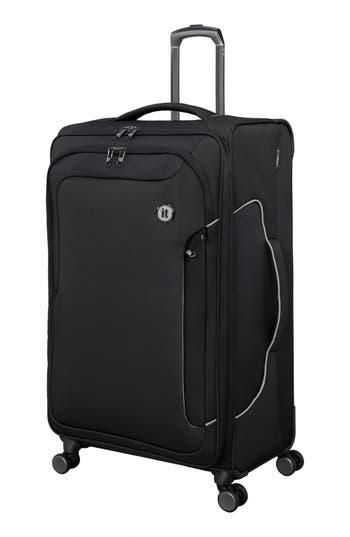 IT Luggage Teleported 32-Inch Expandable Spinner Suitcase in Black