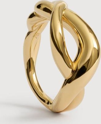 Monica Vinader Gold Ochre Ring