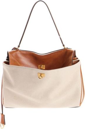 Balenciaga Medium Rodeo Mixed Media Shoulder Bag in 9228 Natural/tan Cowboy at Nordstrom